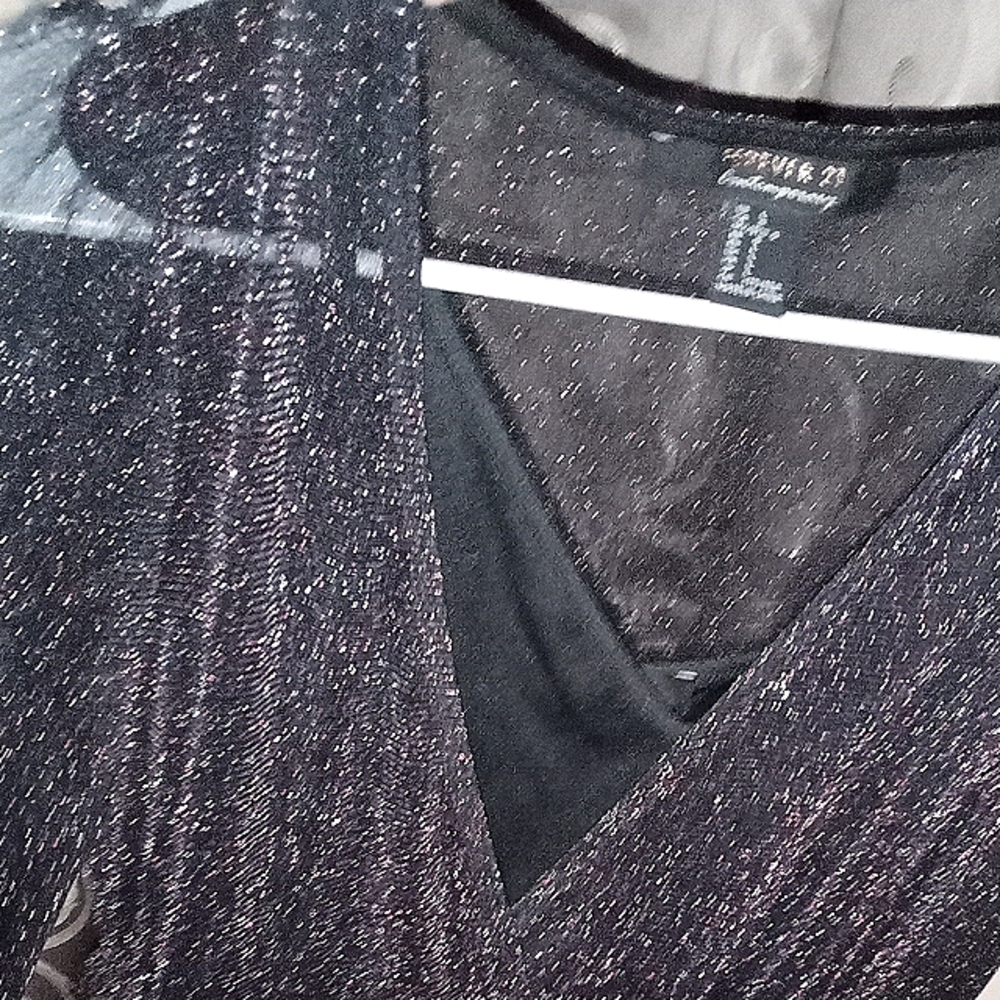 Elegant Black Glitter Dress